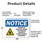 Signmission Radiation & Laser Sign, 7 in H x 10 in W, Plastic, Rectangle OS-2PACK-NS-P-710-L-17710 - alternate 2